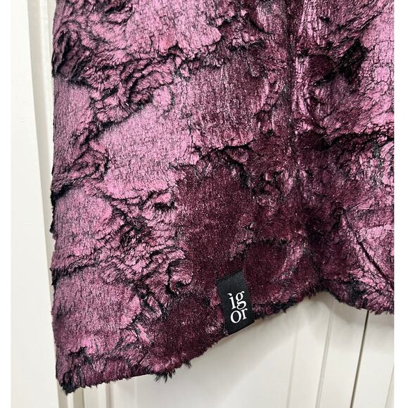 Igor Dobranic Reversible Blackberry Faux-Fur Lined Gilet - Loose Structure - Picture 7 of 8